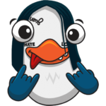 Пингвин Изи: cтикер №8