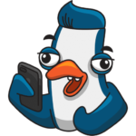 Пингвин Изи: cтикер №25